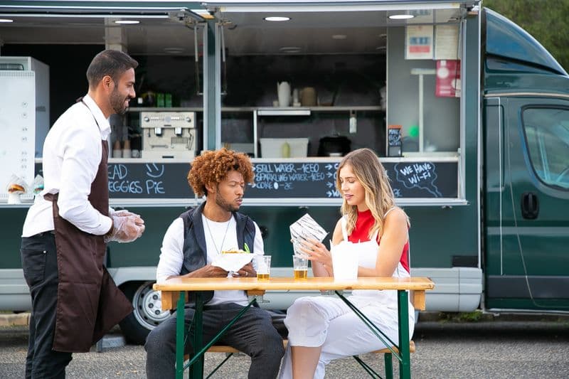 Food truck en evento